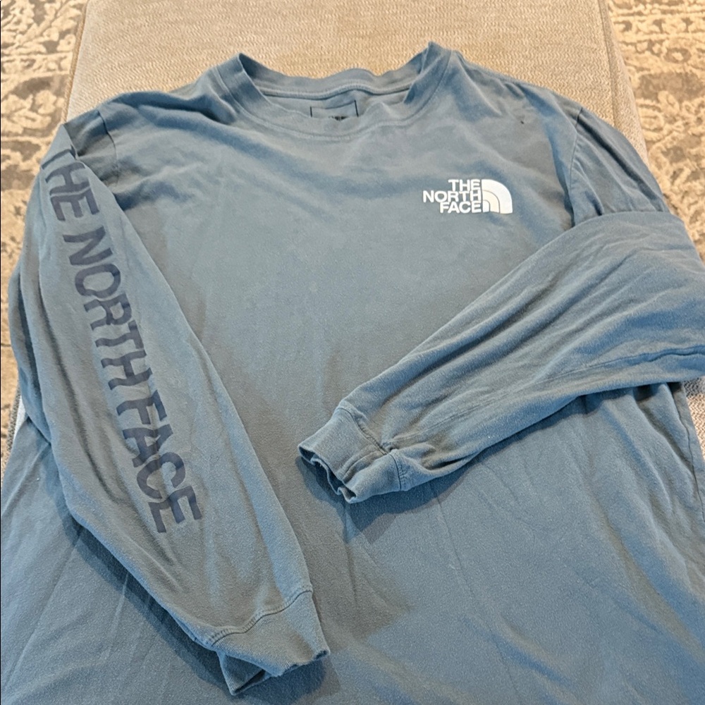 The North Face Men's Slate Blue Long Sleeve Tee